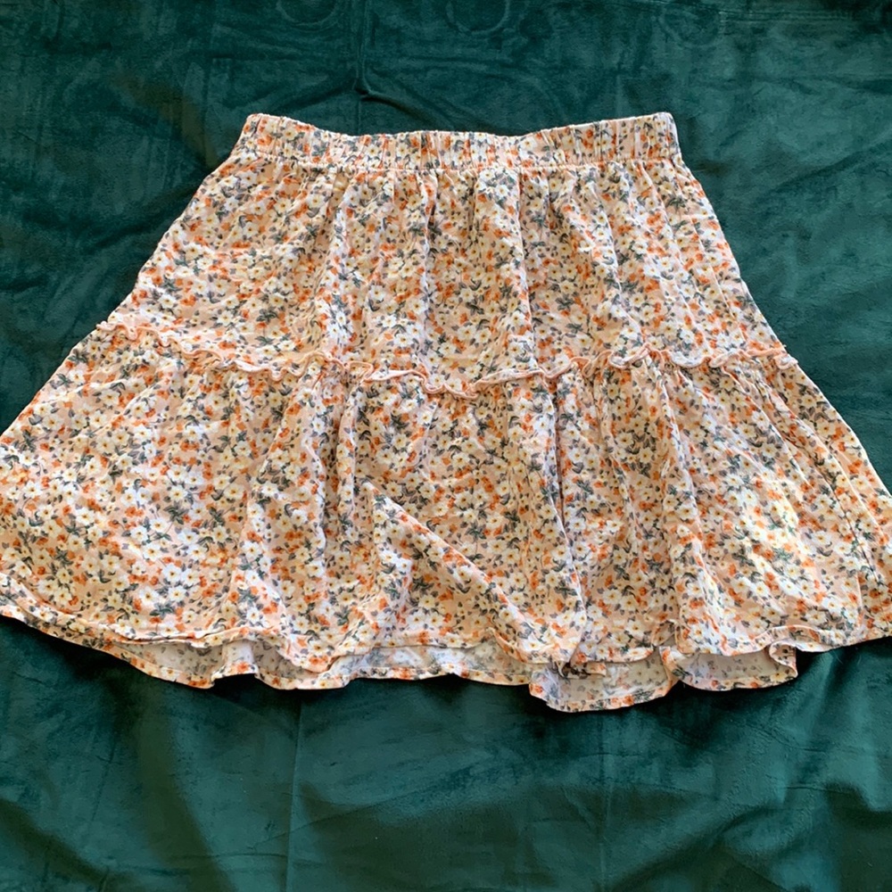 Flower Mini Skirt
